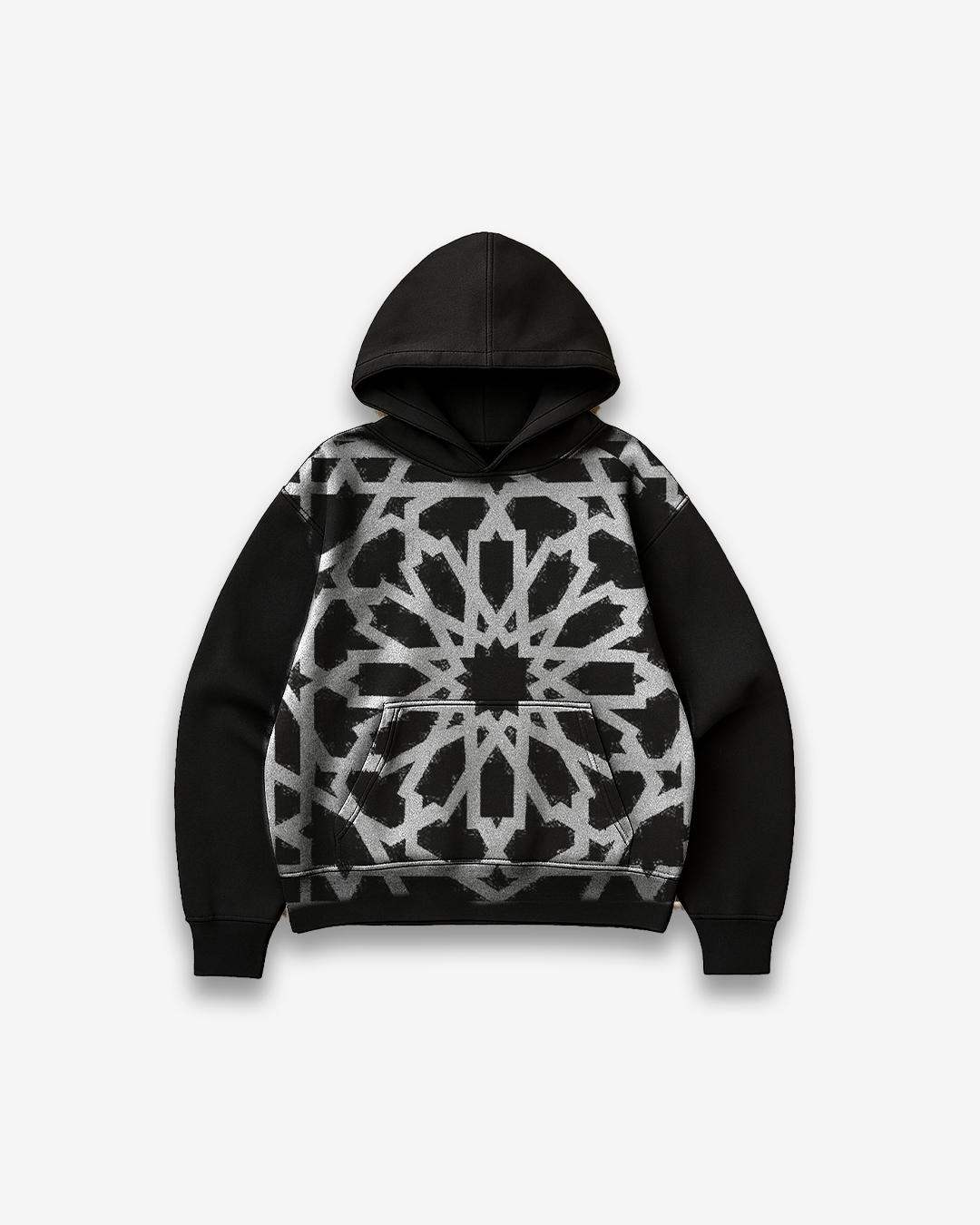 Midnight Islamic Geometry Hoodie